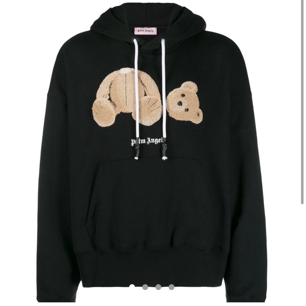Palm Angels “Teddy Bear Hooded Sweatshirt.”
